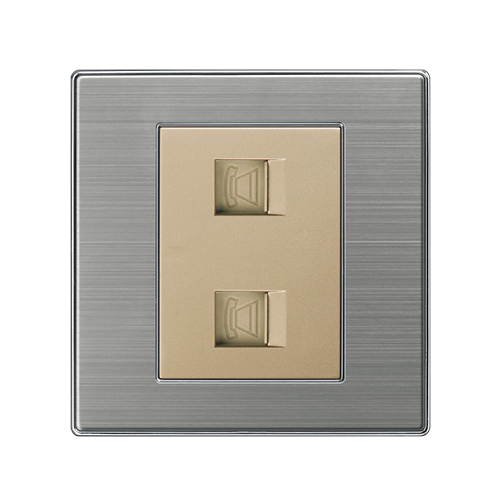 點(diǎn)開關(guān)  二位電話、電腦插座  D-017
