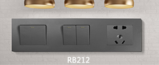 RB212灰色連體開關(guān)床頭柜